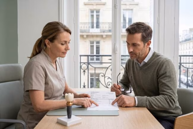 prix implant dentaire paris devis sur mesure